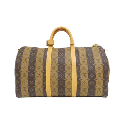 Louis Vuitton Coated Canvas Brown Travel Bags