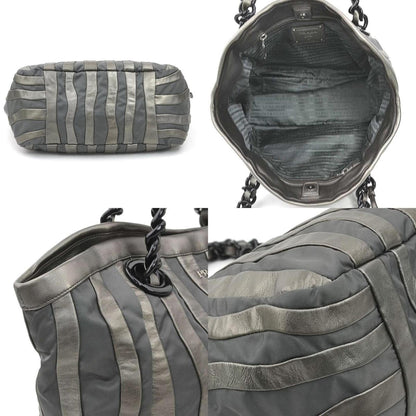 Prada Nylon Gray Handbags