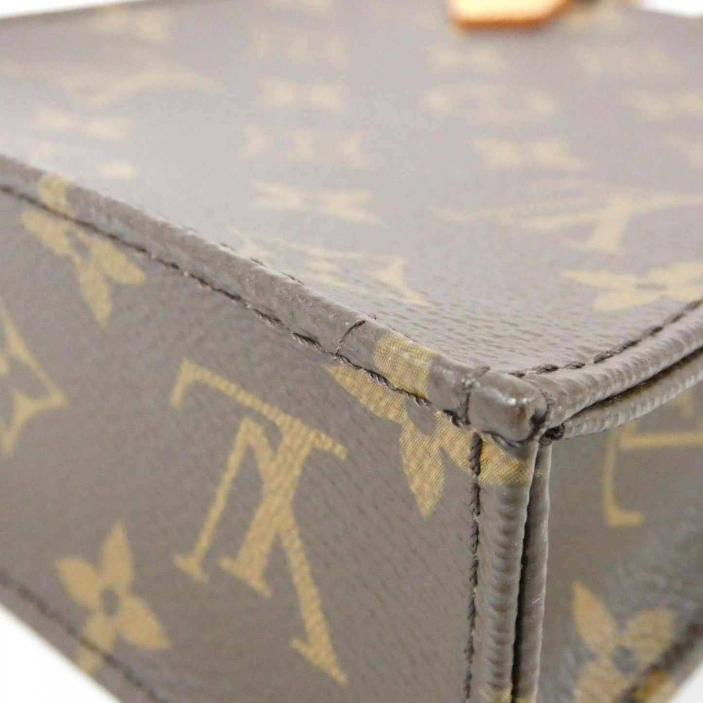 Louis Vuitton Coated Canvas Brown Handbags