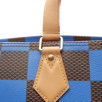 Louis Vuitton Coated Canvas Blue Tote Bags