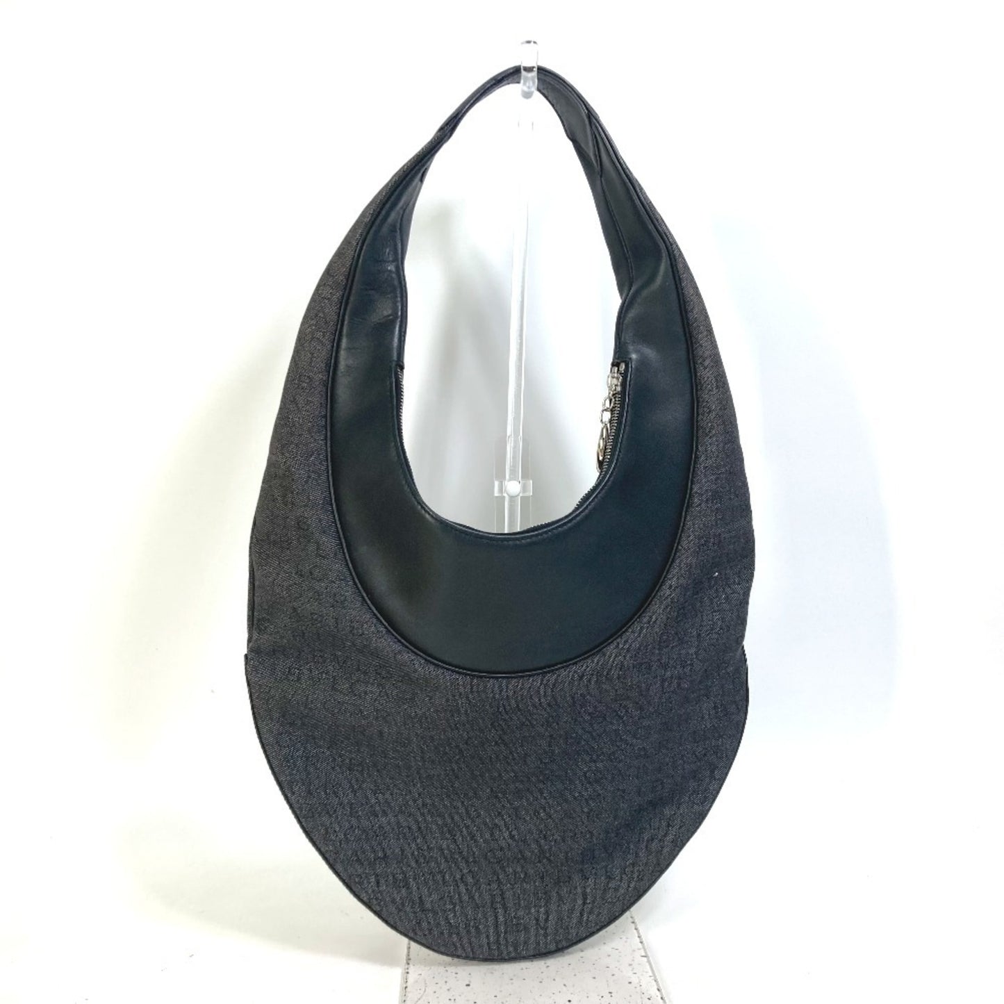 Bvlgari Canvas Black Shoulder Bags