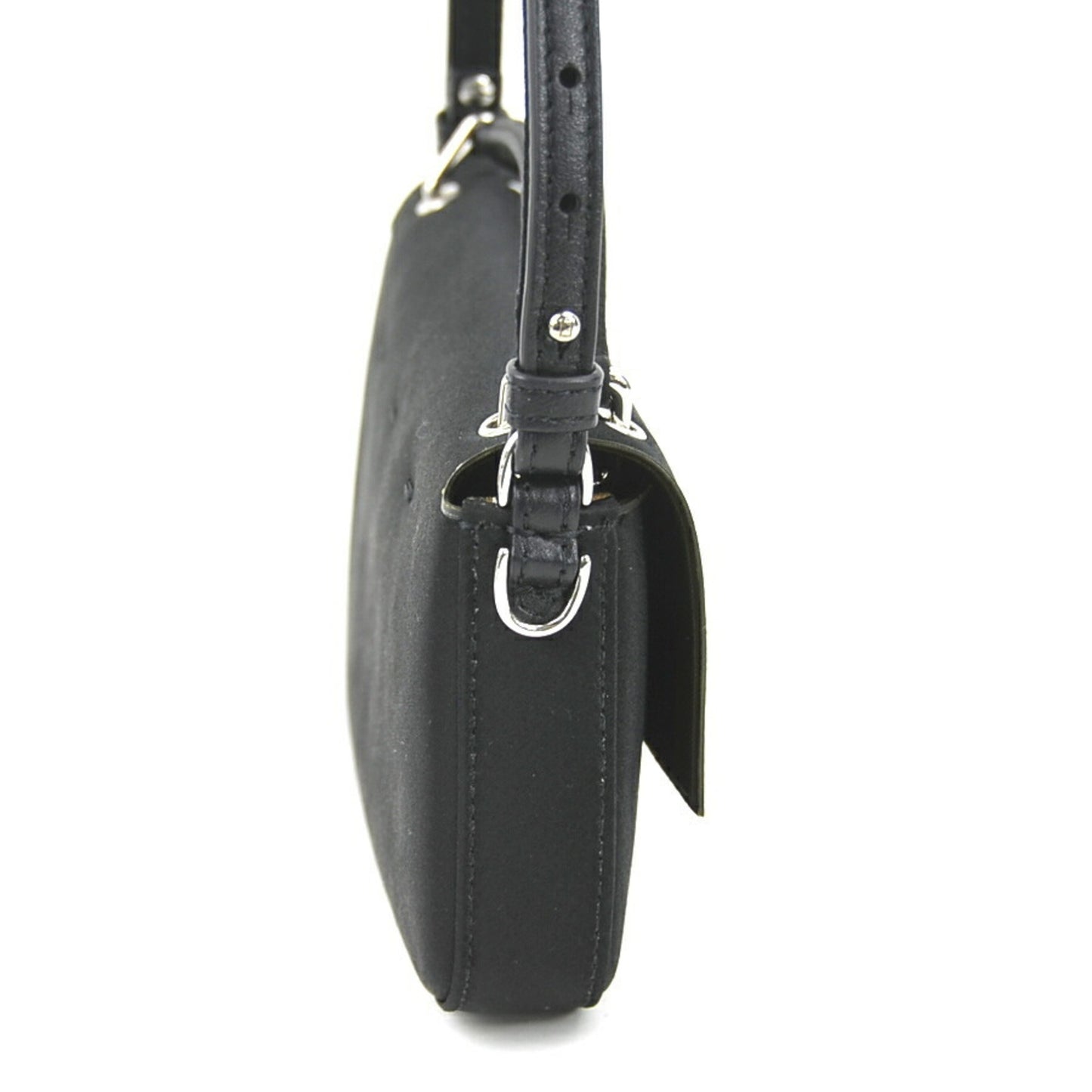 Fendi Silk Black Shoulder Bags