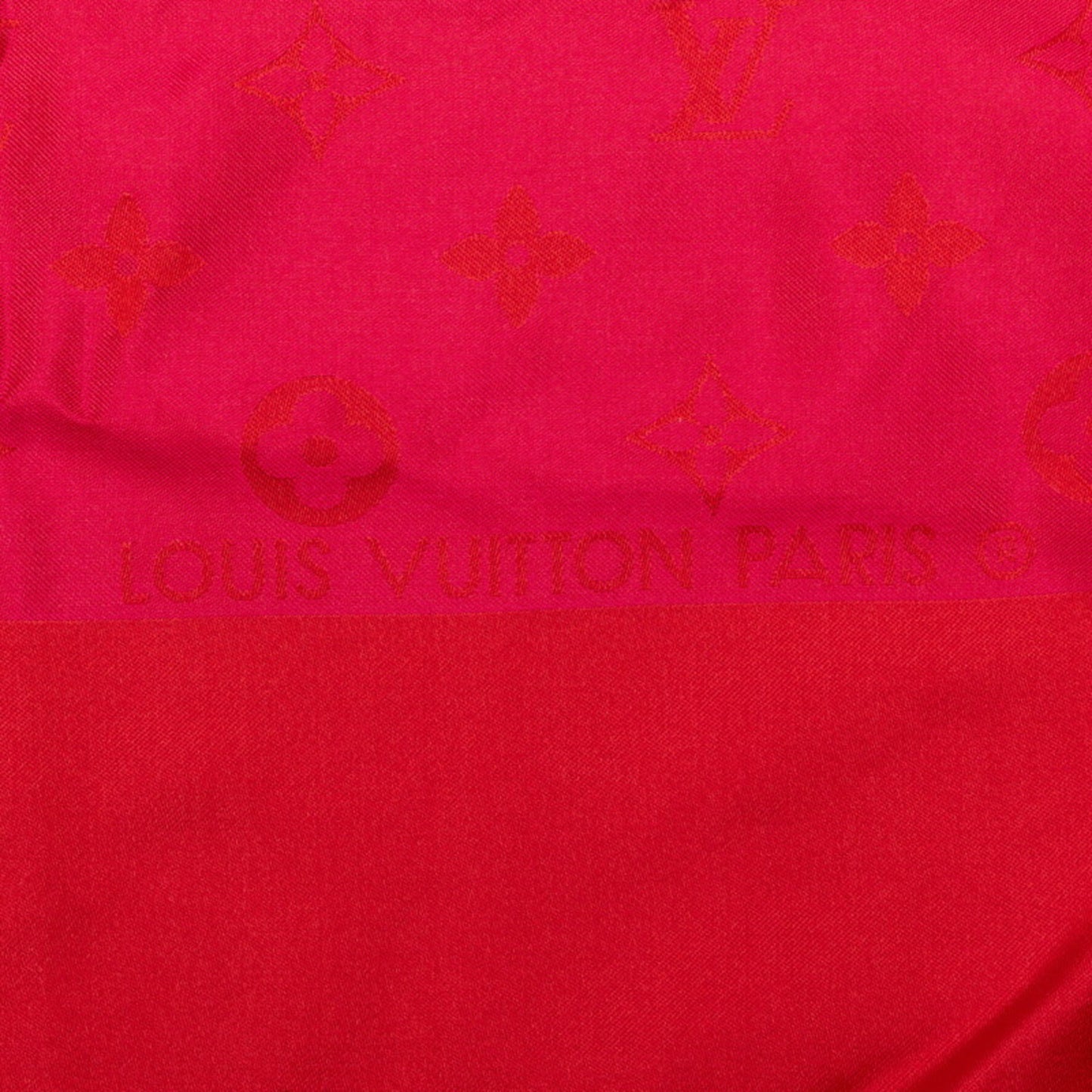 Louis Vuitton Silk Red Scarves