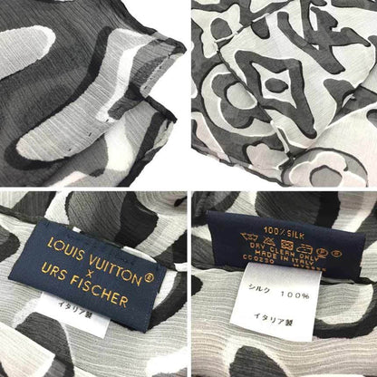 Louis Vuitton Monogram Canvas Black Scarves