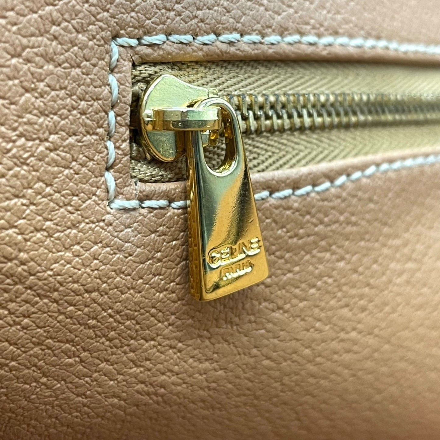 Celine Pvc Brown Handbags
