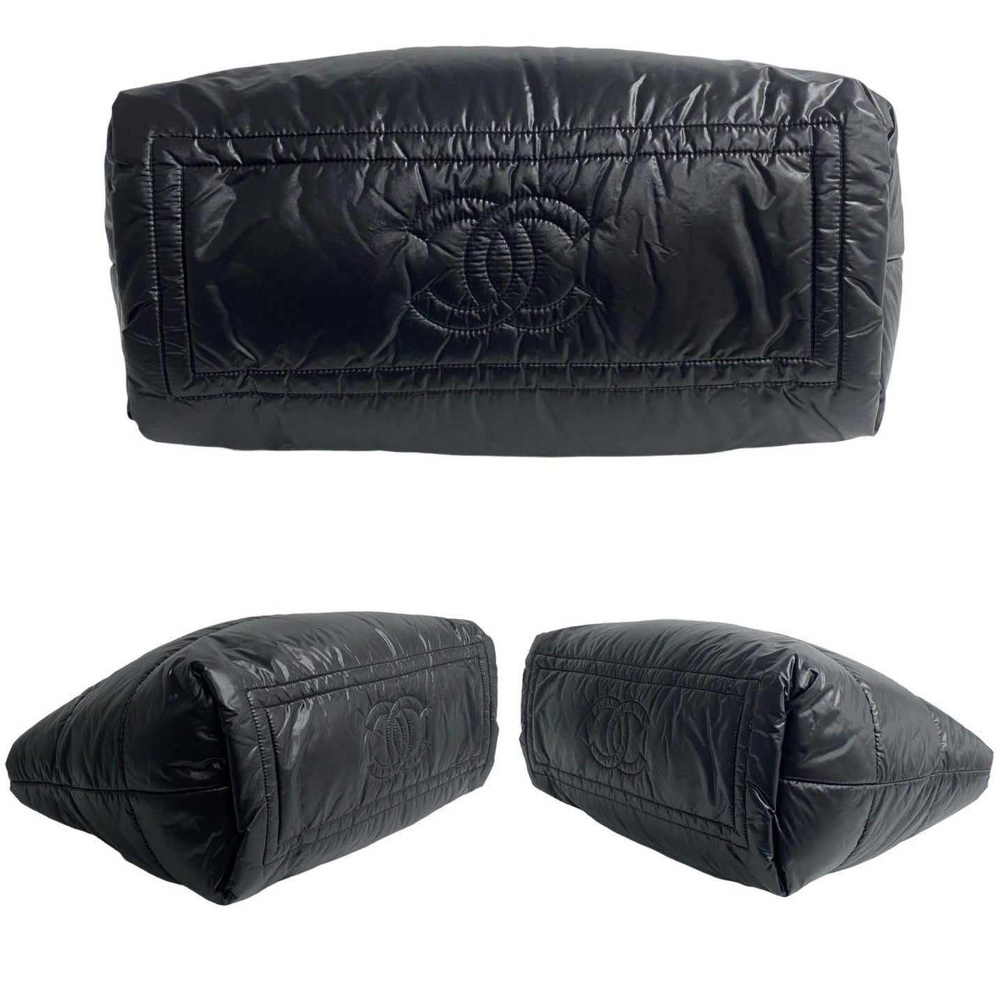 Chanel Nylon Black Handbags