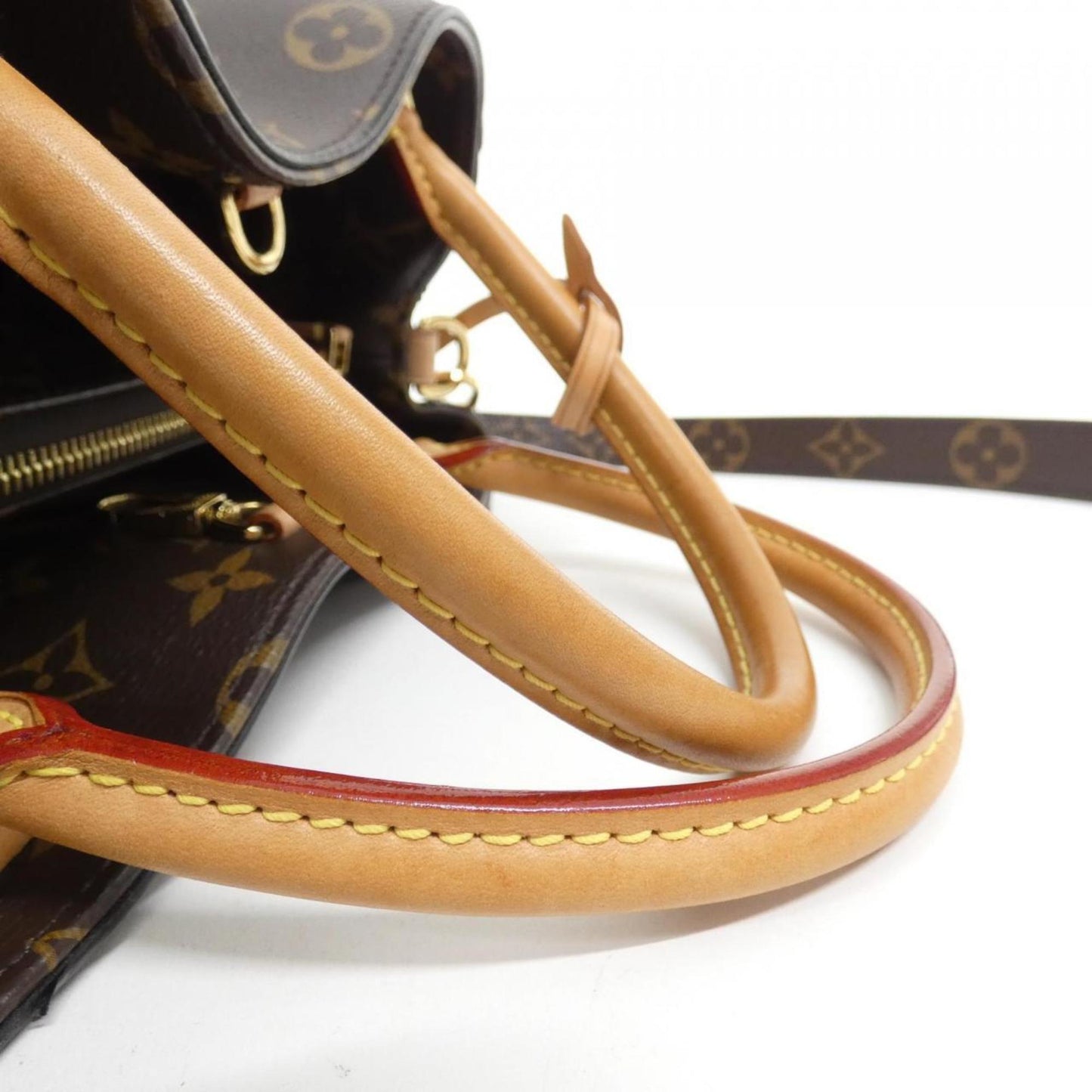 Louis Vuitton Coated Canvas Brown Handbags