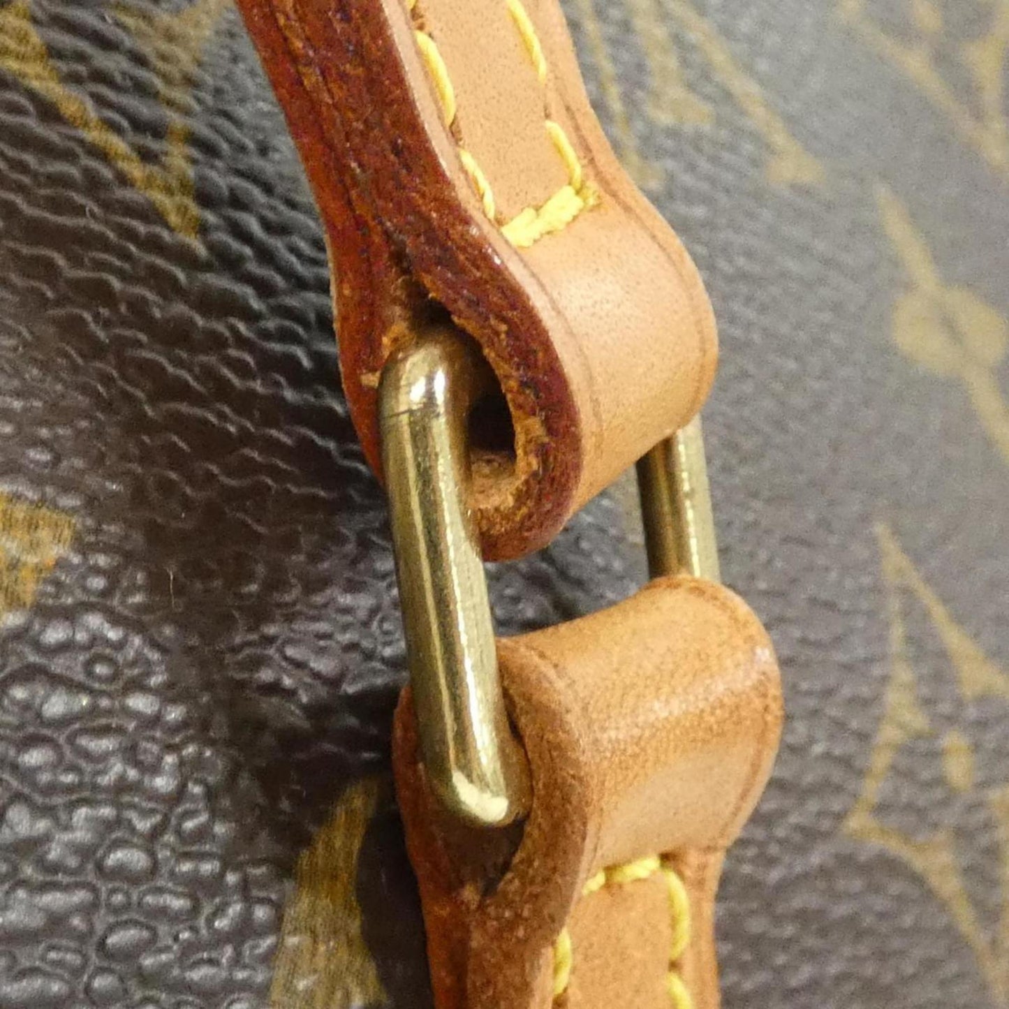 Louis Vuitton Coated Canvas Brown Handbags