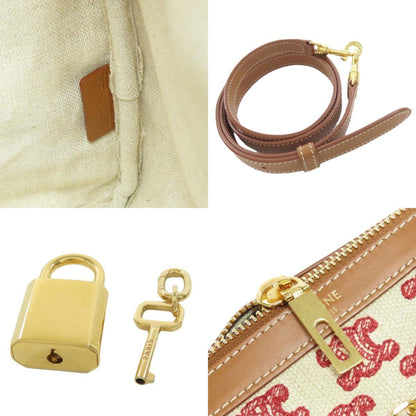 Celine Canvas Brown Travel Bags
