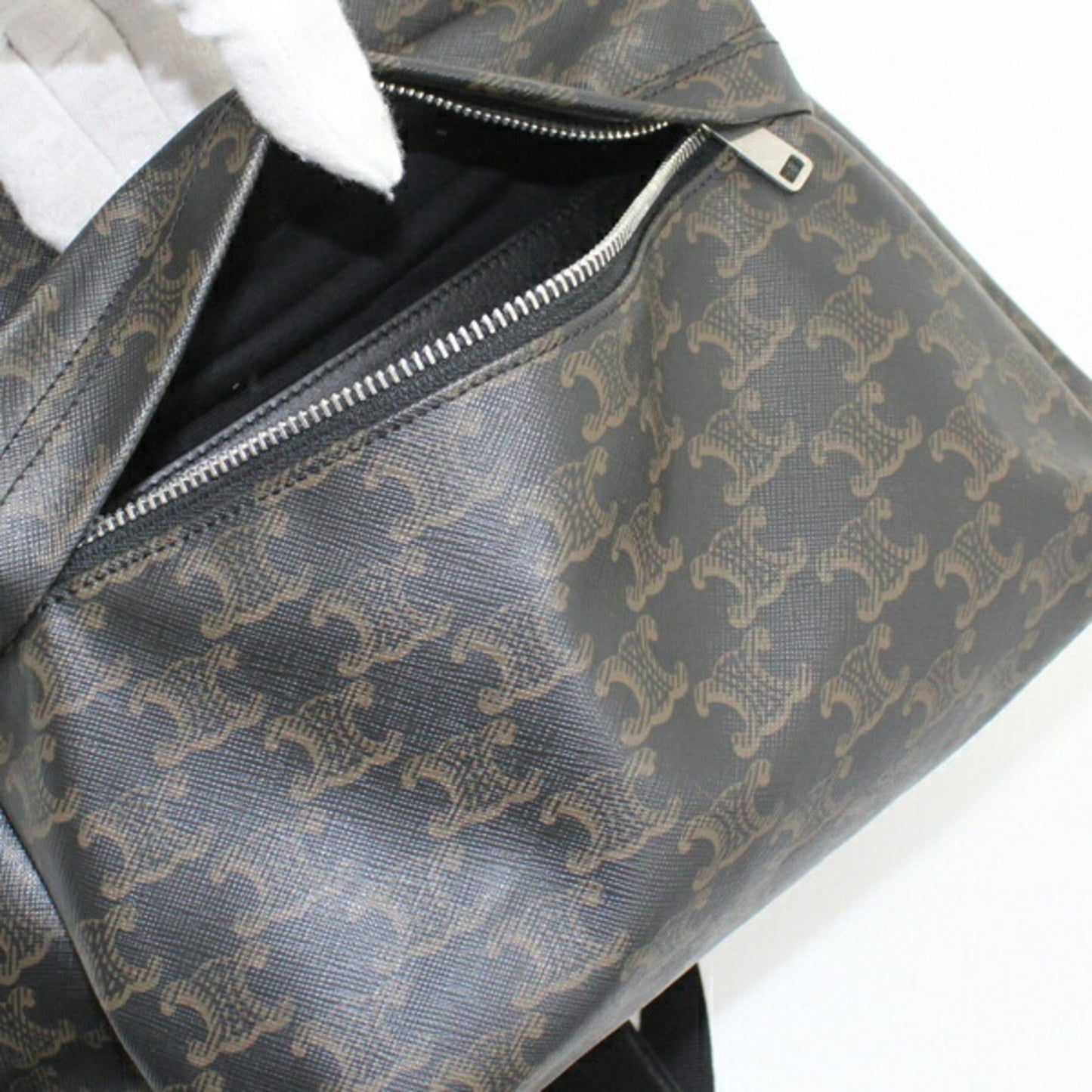 Celine Canvas Black Backpacks