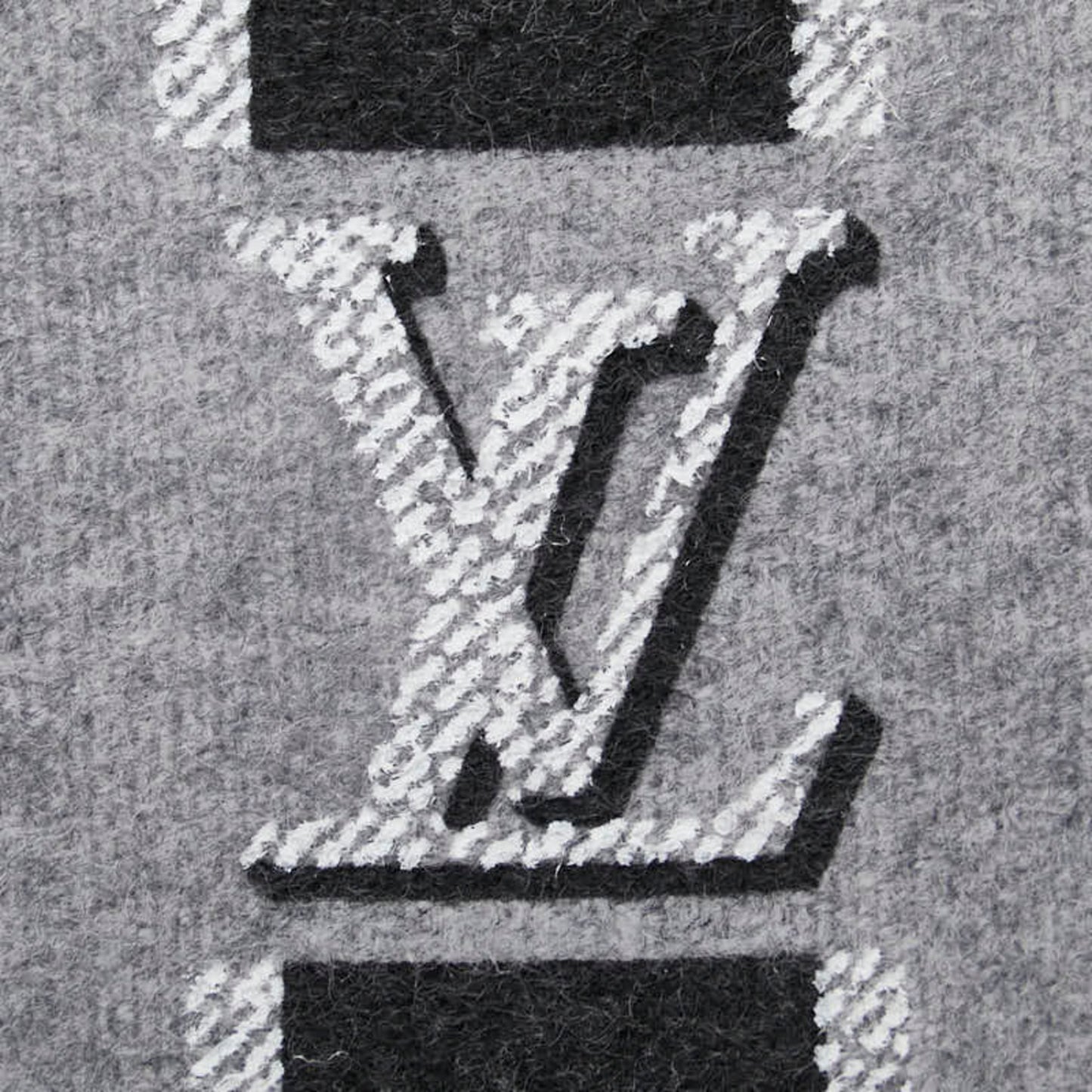 Louis Vuitton Wool Black Scarves