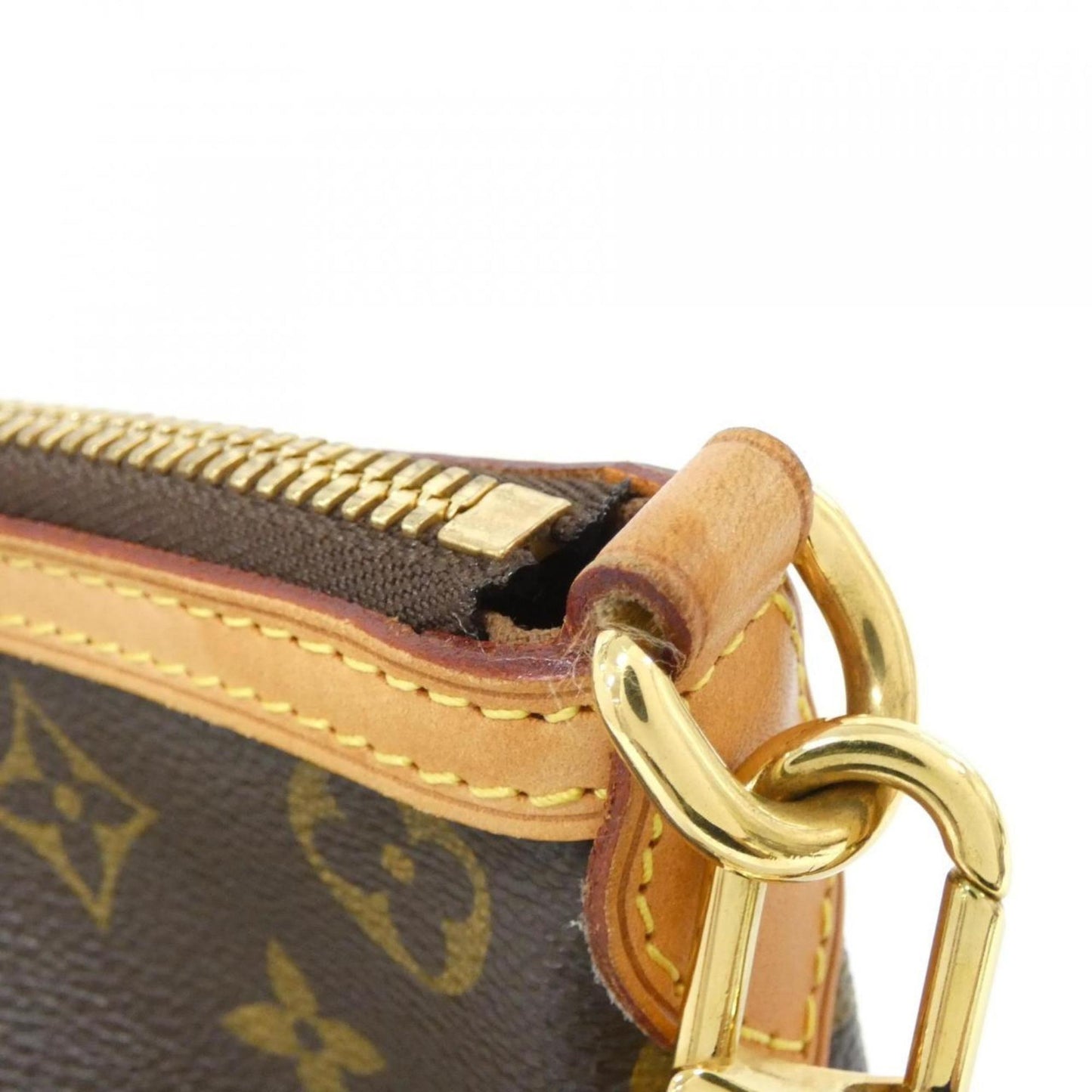 Louis Vuitton Coated Canvas Brown Handbags