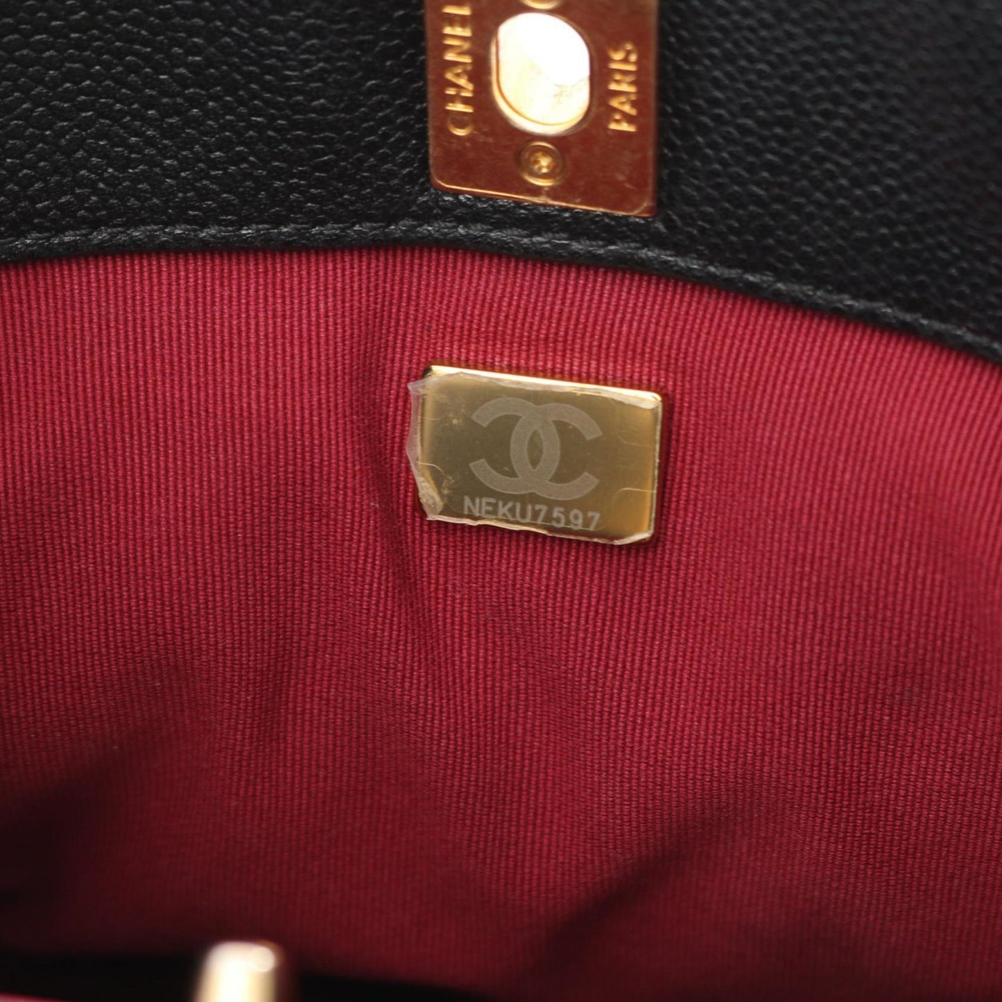 Chanel Calfskin Black Shoulder Bags