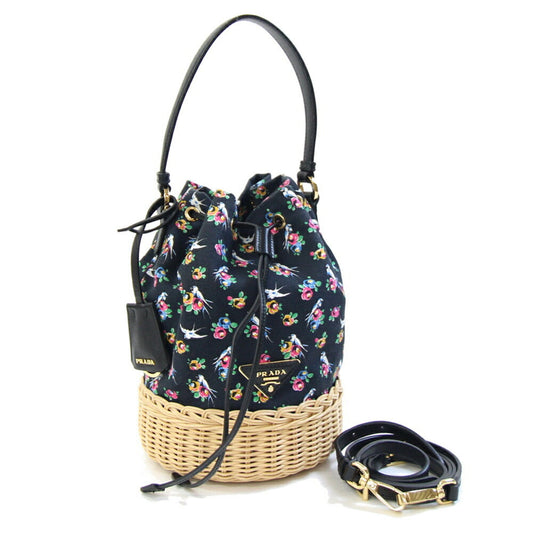 Prada Canvas Black Handbags