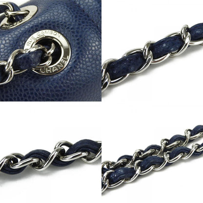 Chanel Calfskin Blue Shoulder Bags
