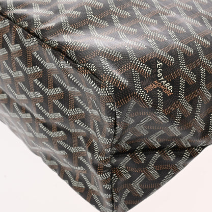Goyard Pvc Black Tote Bags