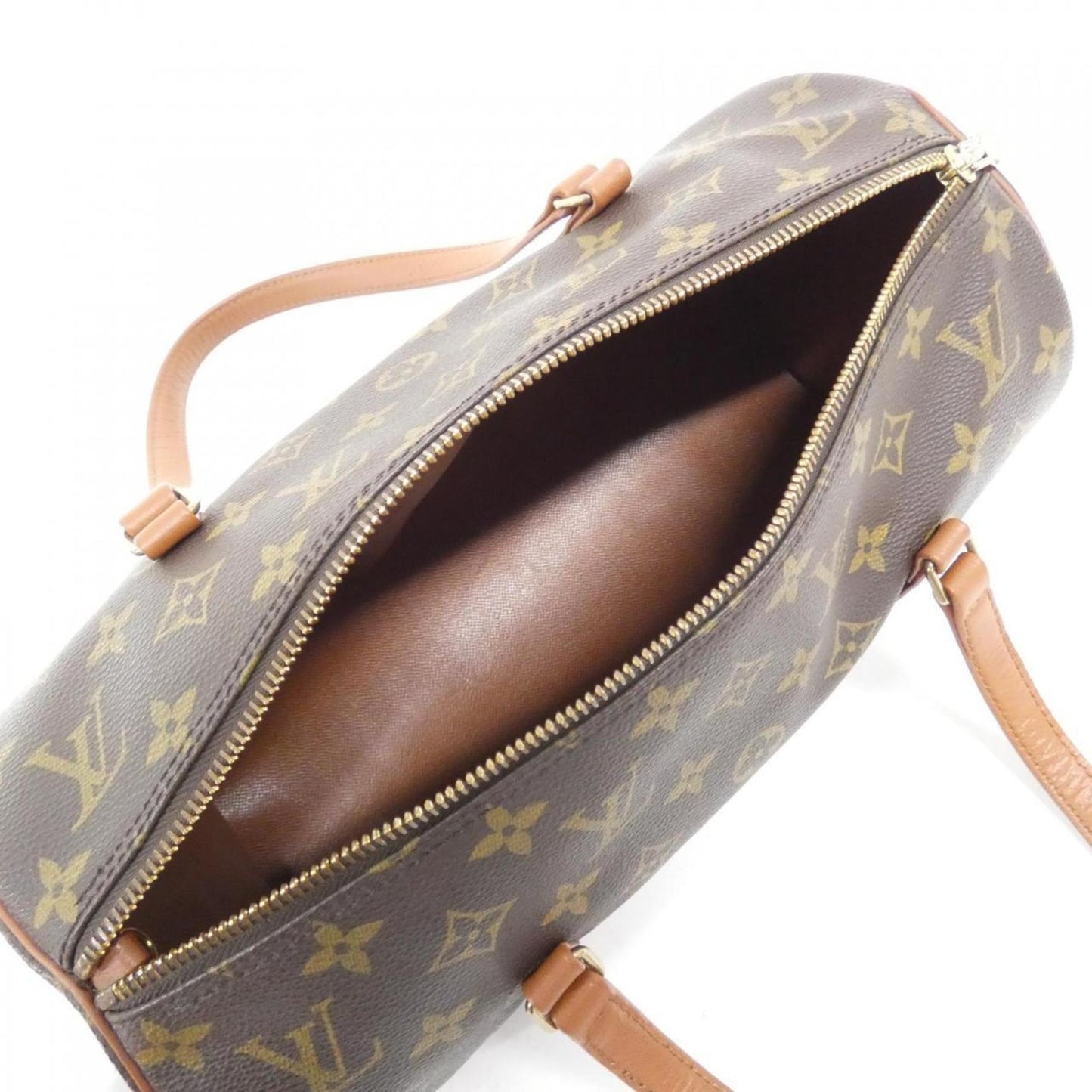 Louis Vuitton Coated Canvas Brown Handbags