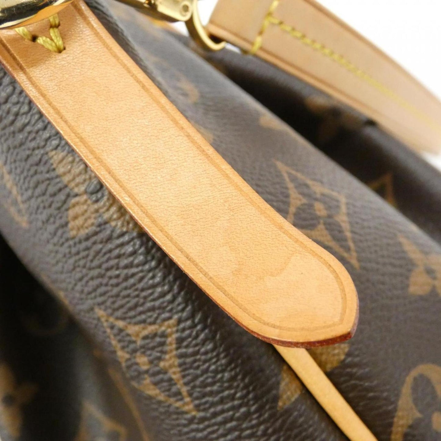 Louis Vuitton Coated Canvas Brown Handbags