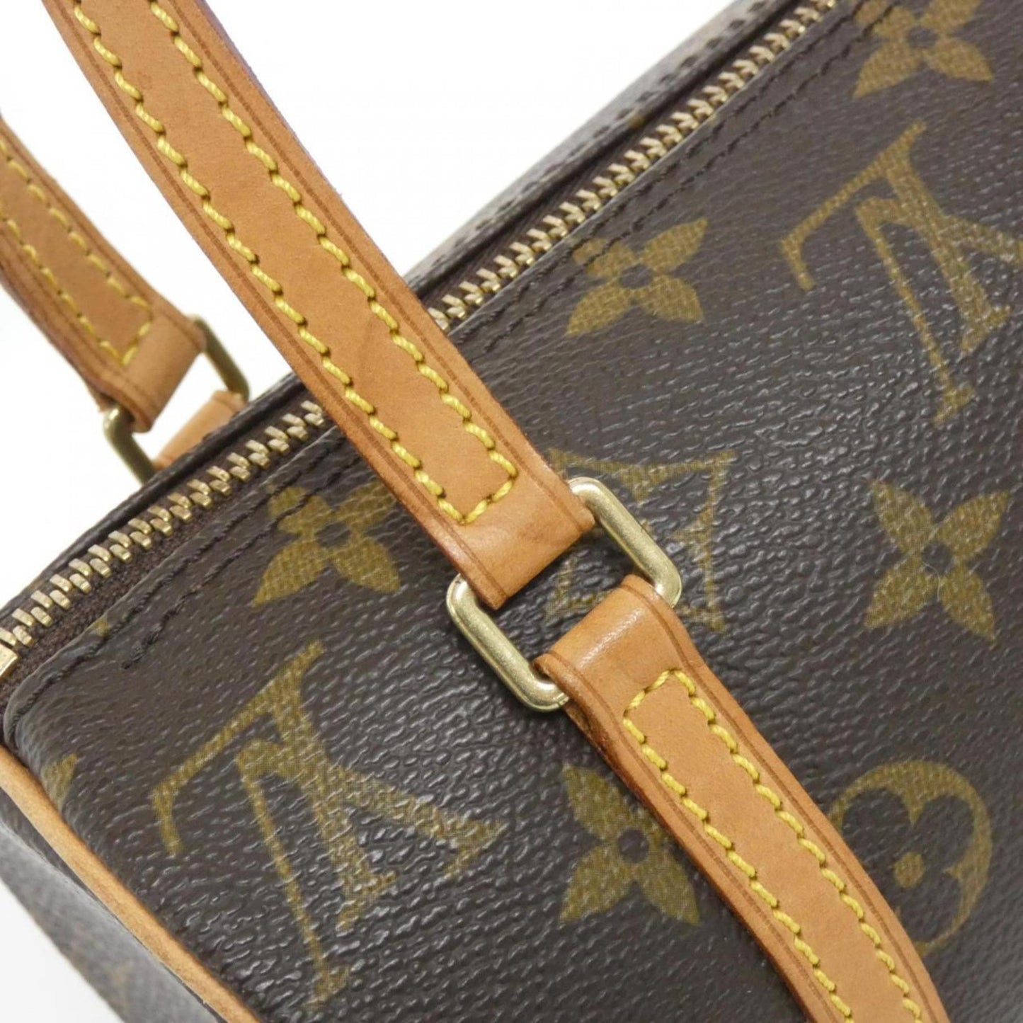Louis Vuitton Coated Canvas Brown Handbags
