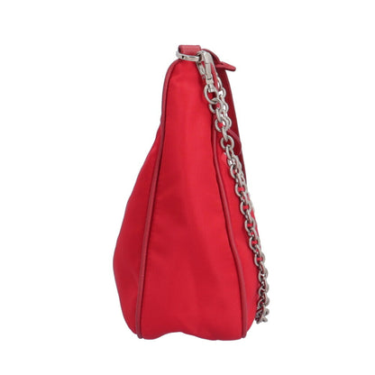 Prada Nylon Red Shoulder Bags