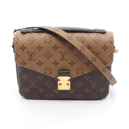Louis Vuitton Coated Canvas Black Handbags