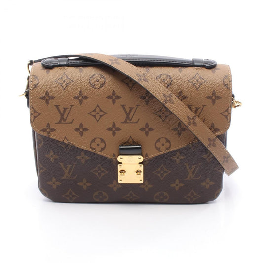 Louis Vuitton Coated Canvas Black Handbags