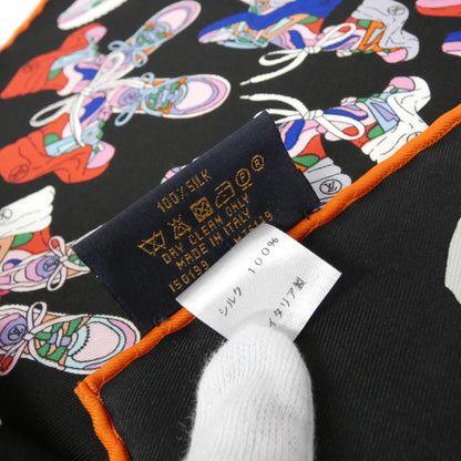 Louis Vuitton Silk Black Scarves