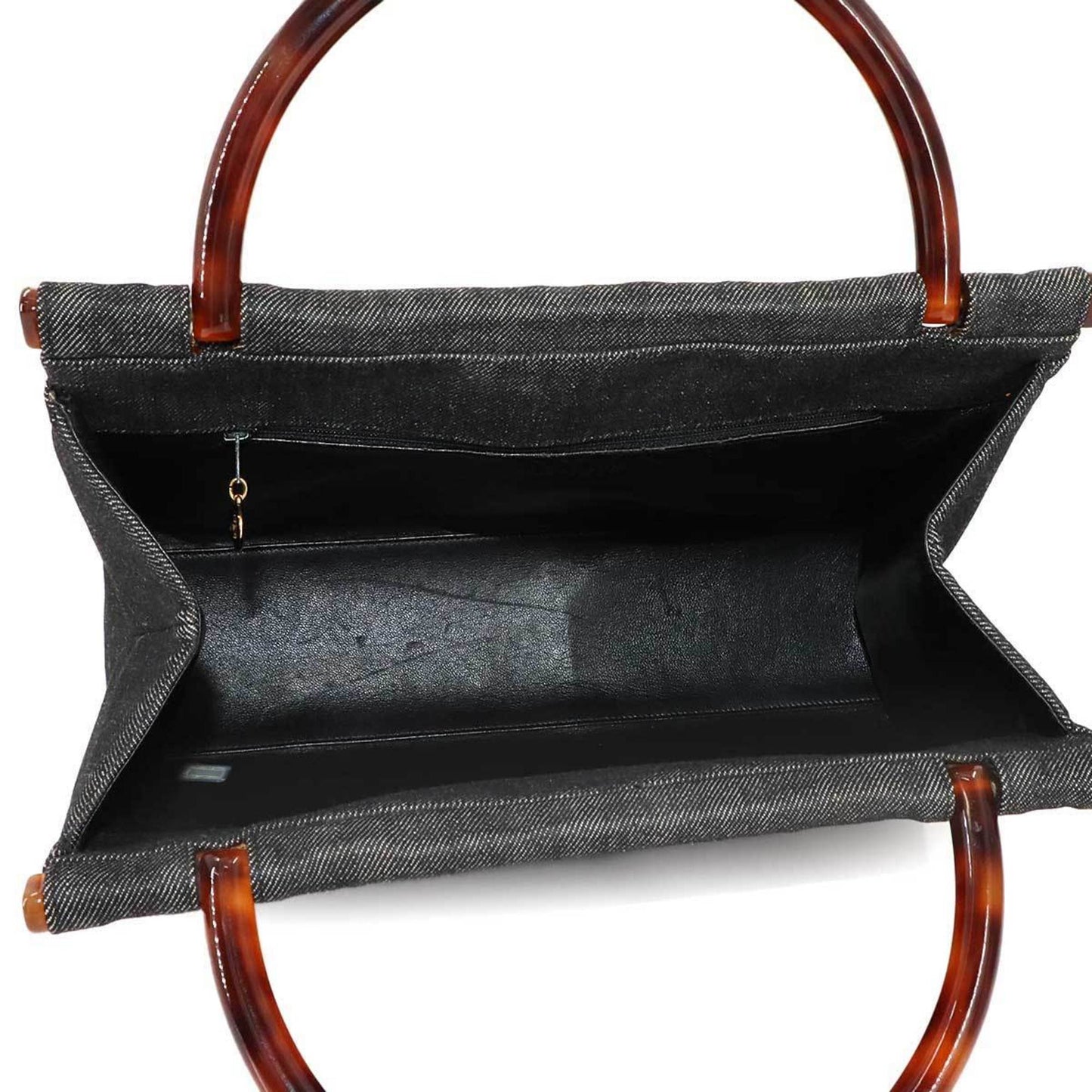 Chanel Denim Black Handbags