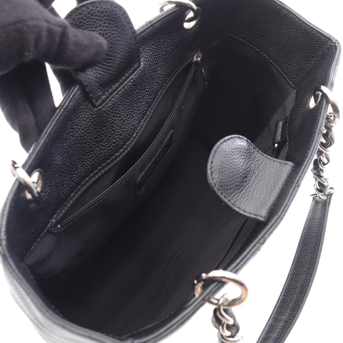 Chanel Calfskin Black Tote Bags