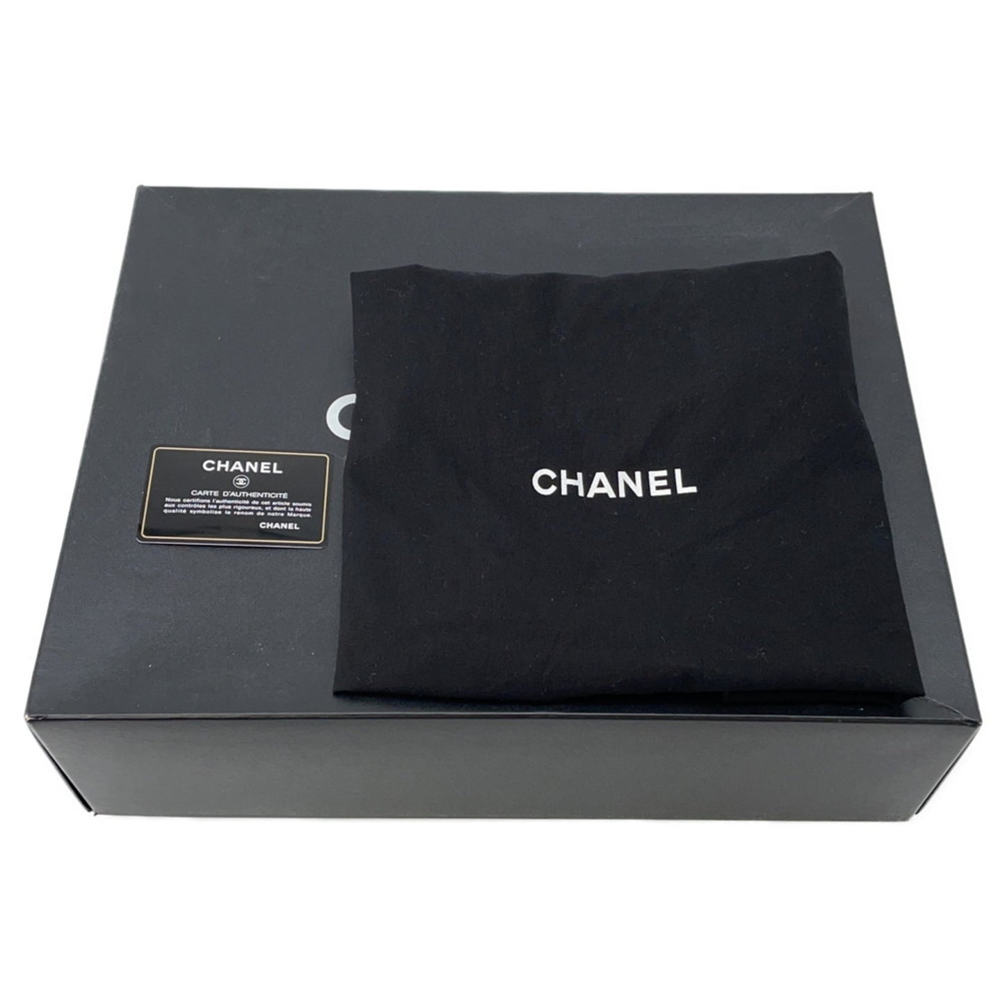 Chanel Calfskin Black Shoulder Bags