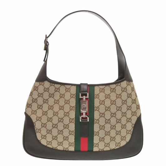 Gucci Canvas Brown Shoulder Bags
