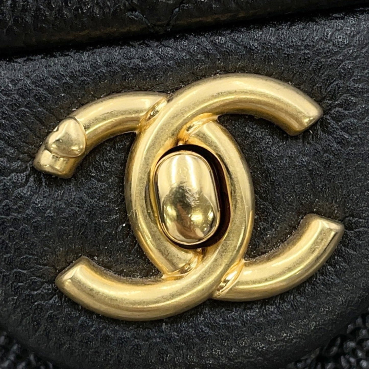 Chanel Calfskin Black Shoulder Bags