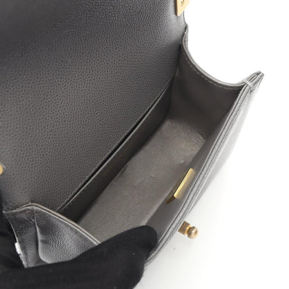 Chanel Calfskin Gray Shoulder Bags