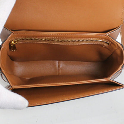Celine Canvas Brown Shoulder Bags