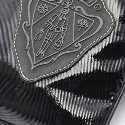 Gucci Coated Canvas Black Shoulder Bags