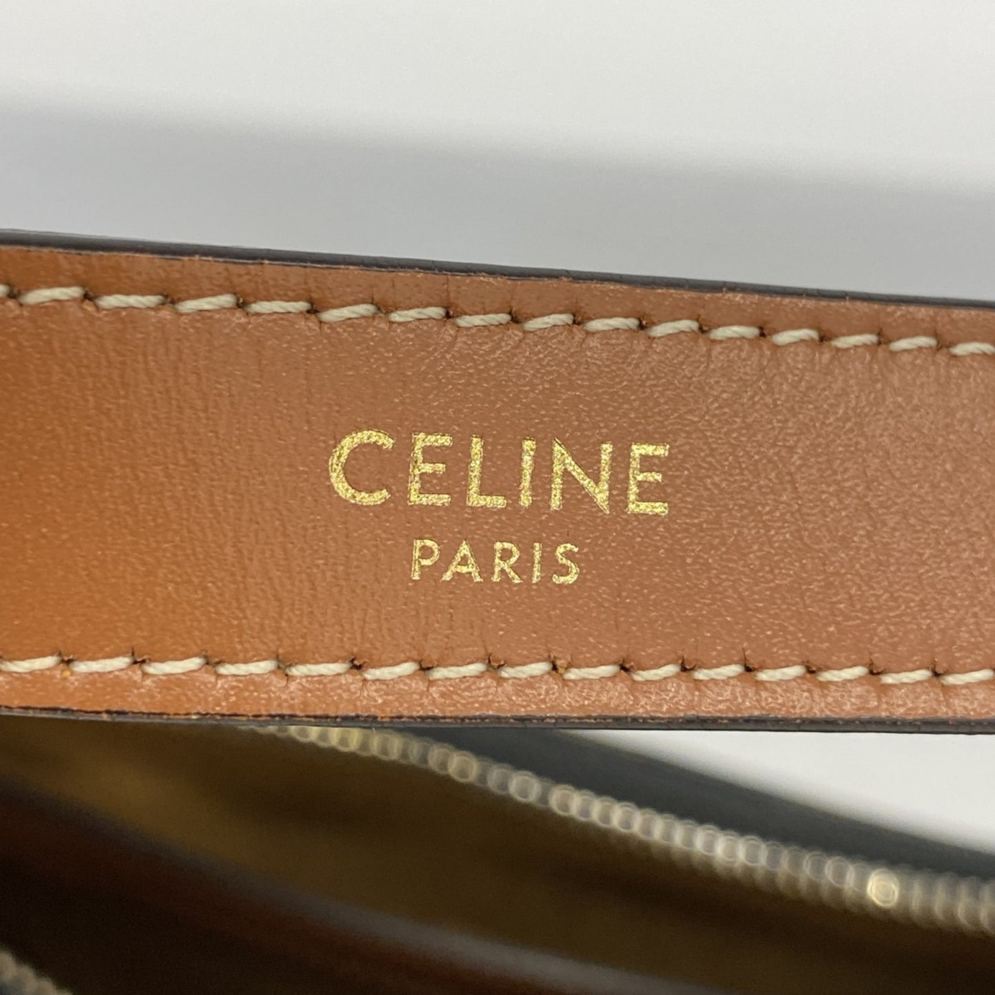 Celine Pvc Brown Handbags