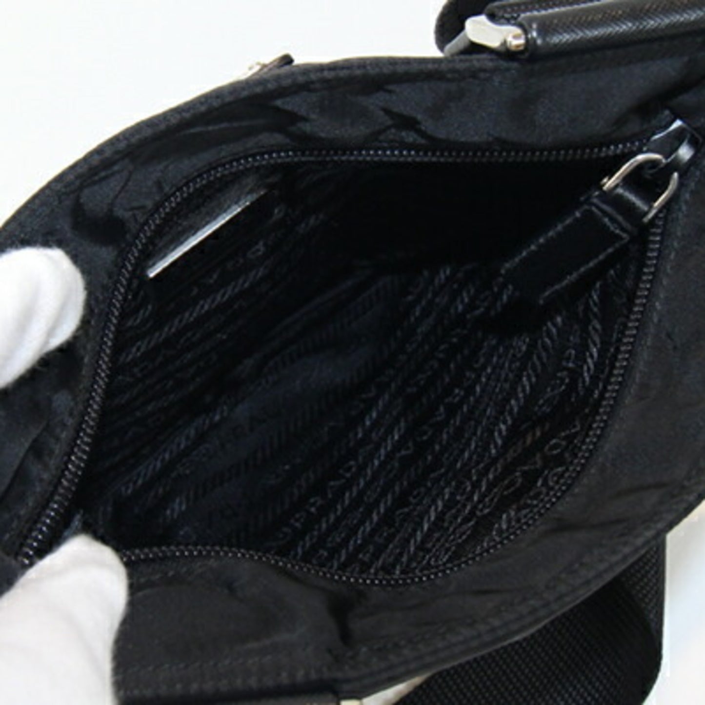 Prada Nylon Black Shoulder Bags