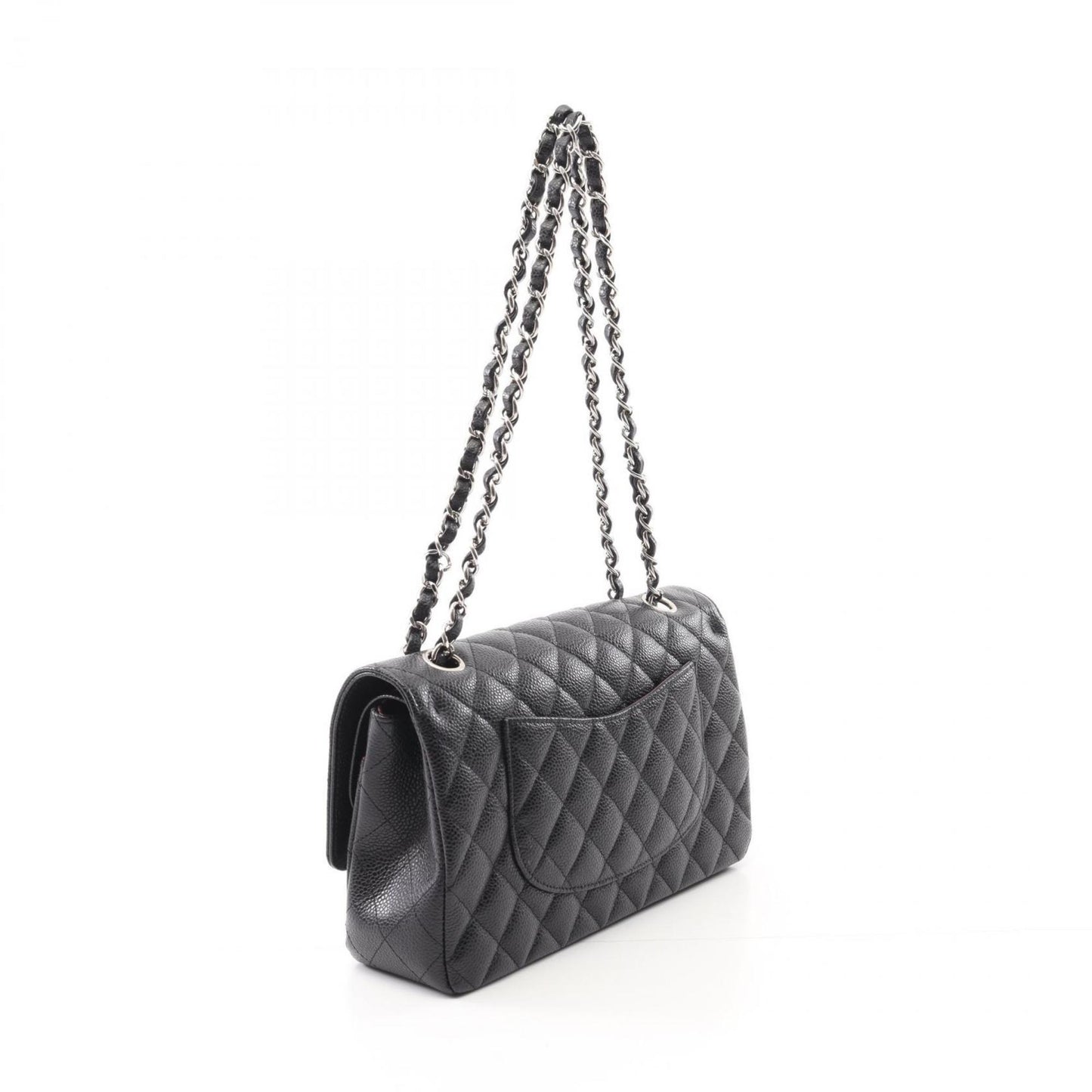 Chanel Calfskin Black Shoulder Bags
