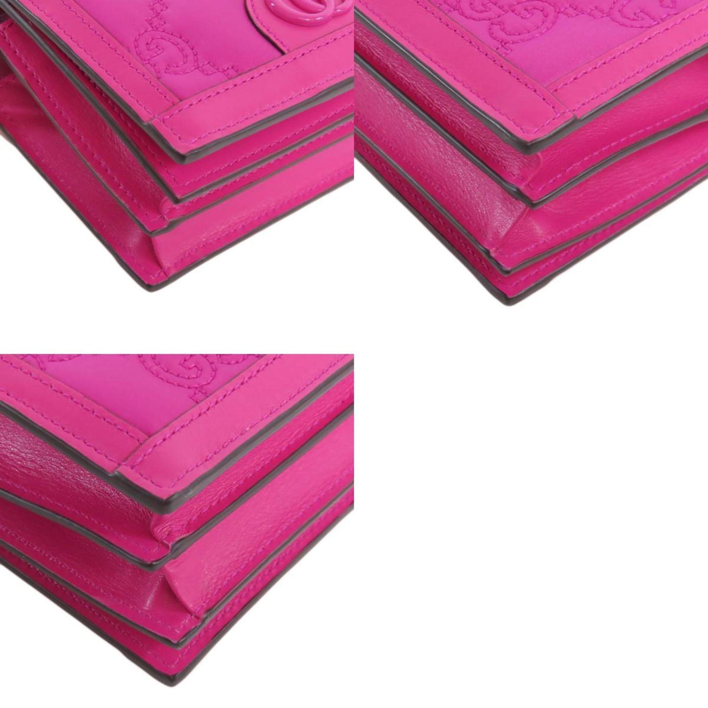 Gucci Nylon Pink Shoulder Bags