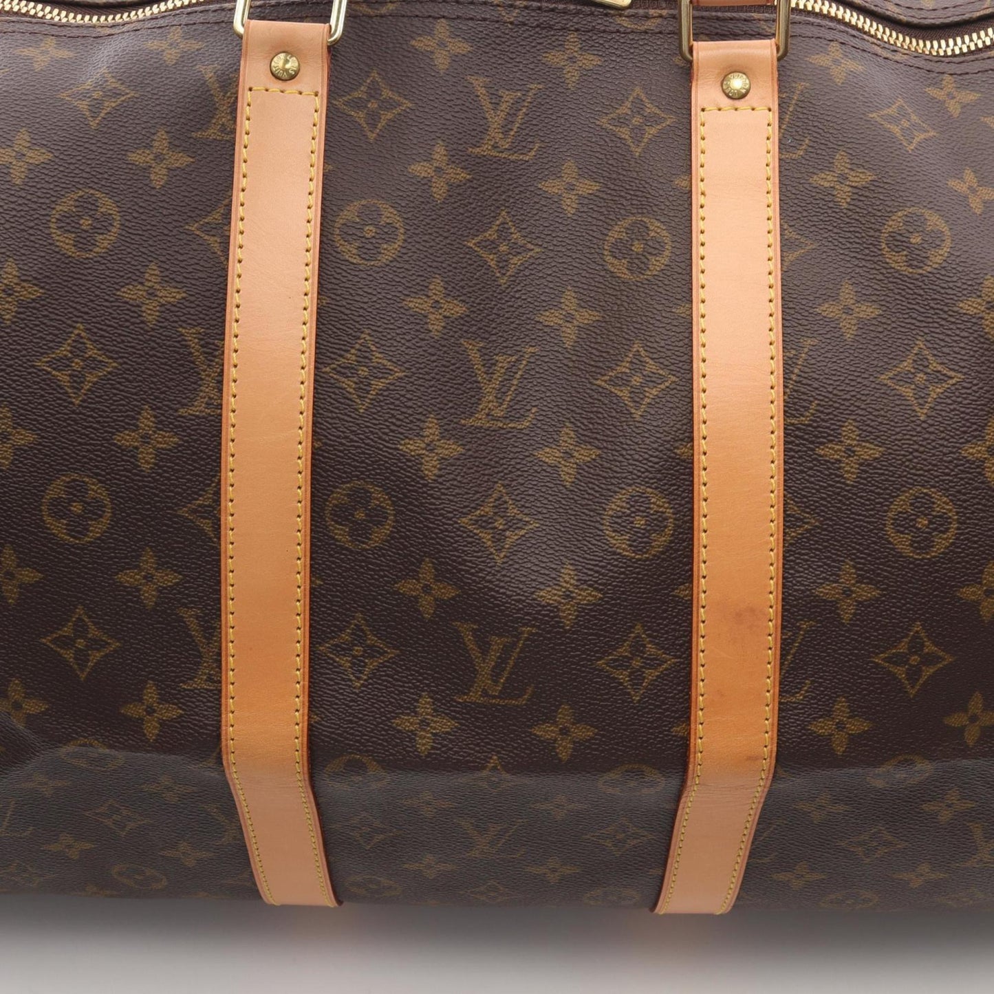 Louis Vuitton Coated Canvas Brown Travel Bags