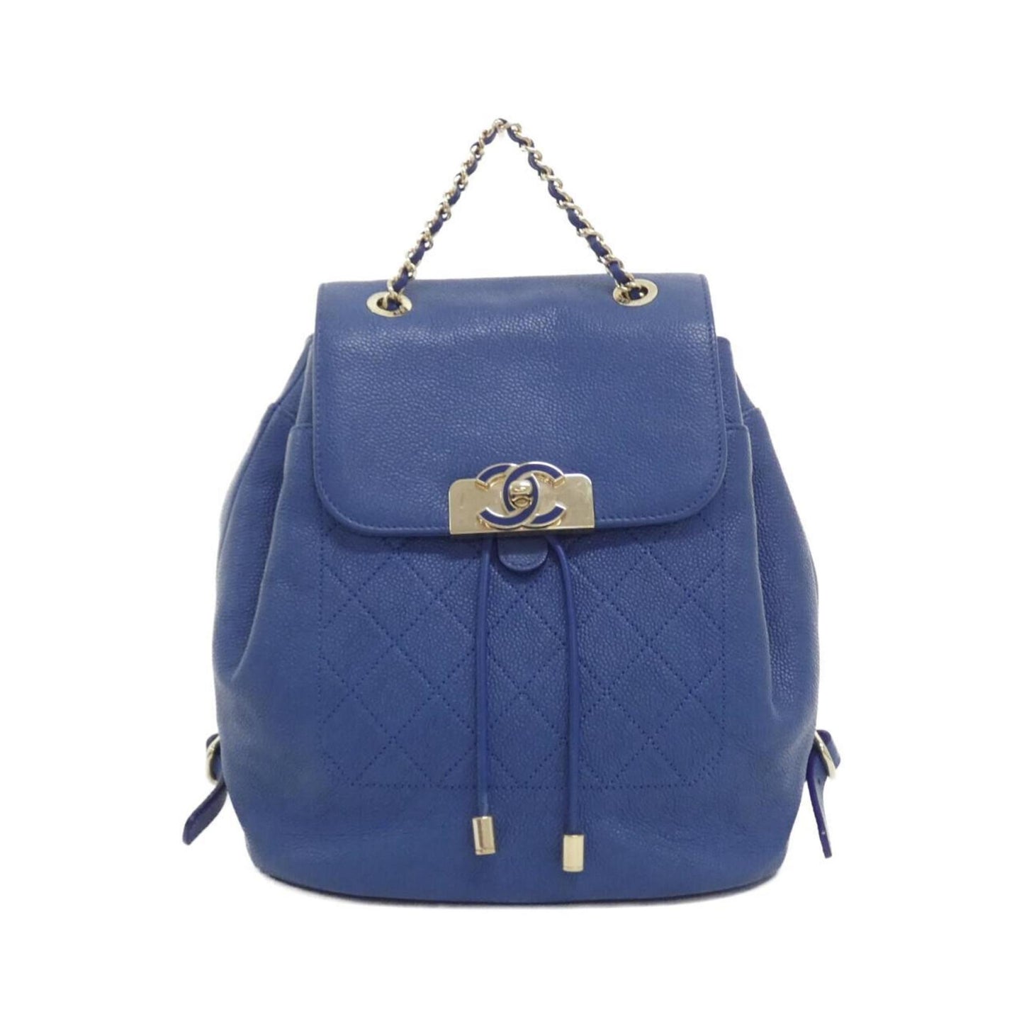 Chanel Calfskin Blue Backpacks