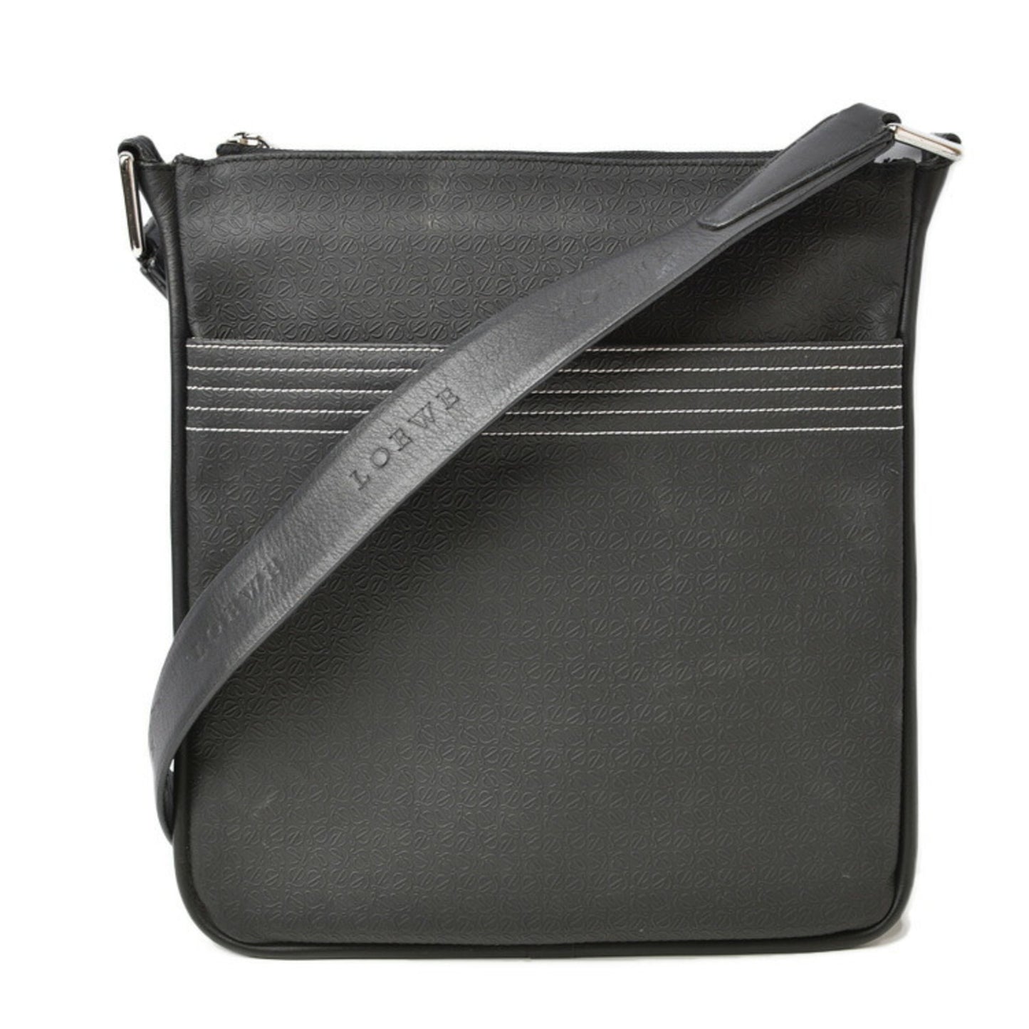 Loewe Coated Canvas Black Shoulder Bags