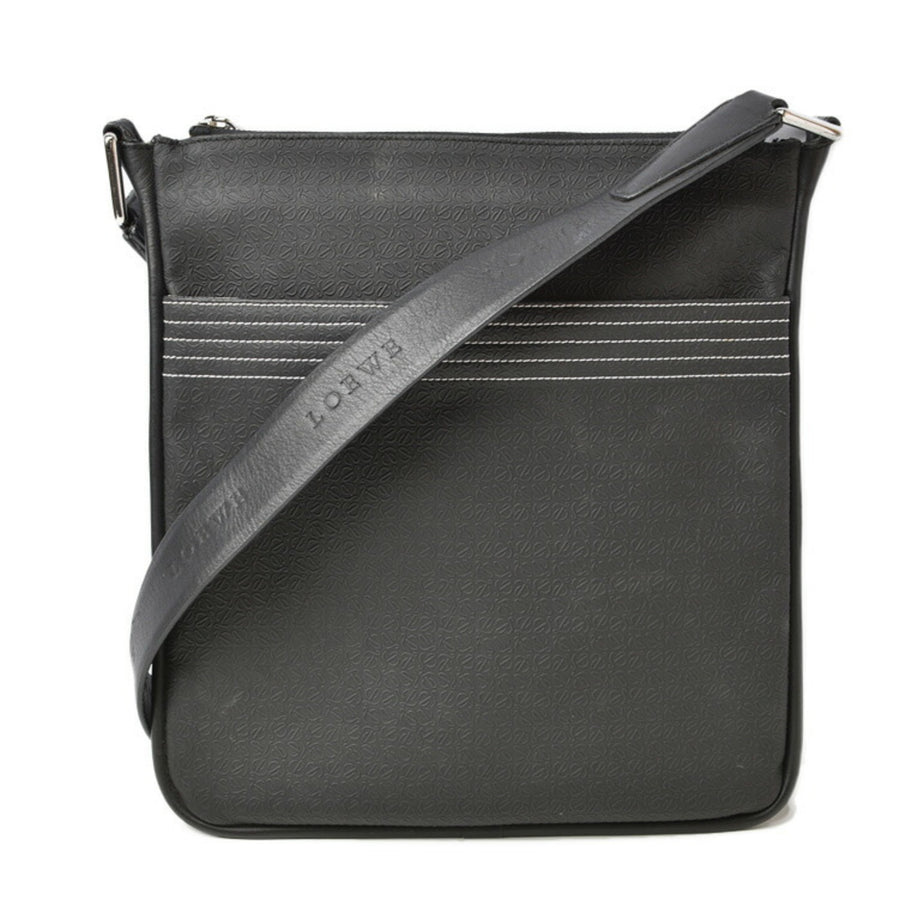 Loewe Coated Canvas Black Shoulder Bags