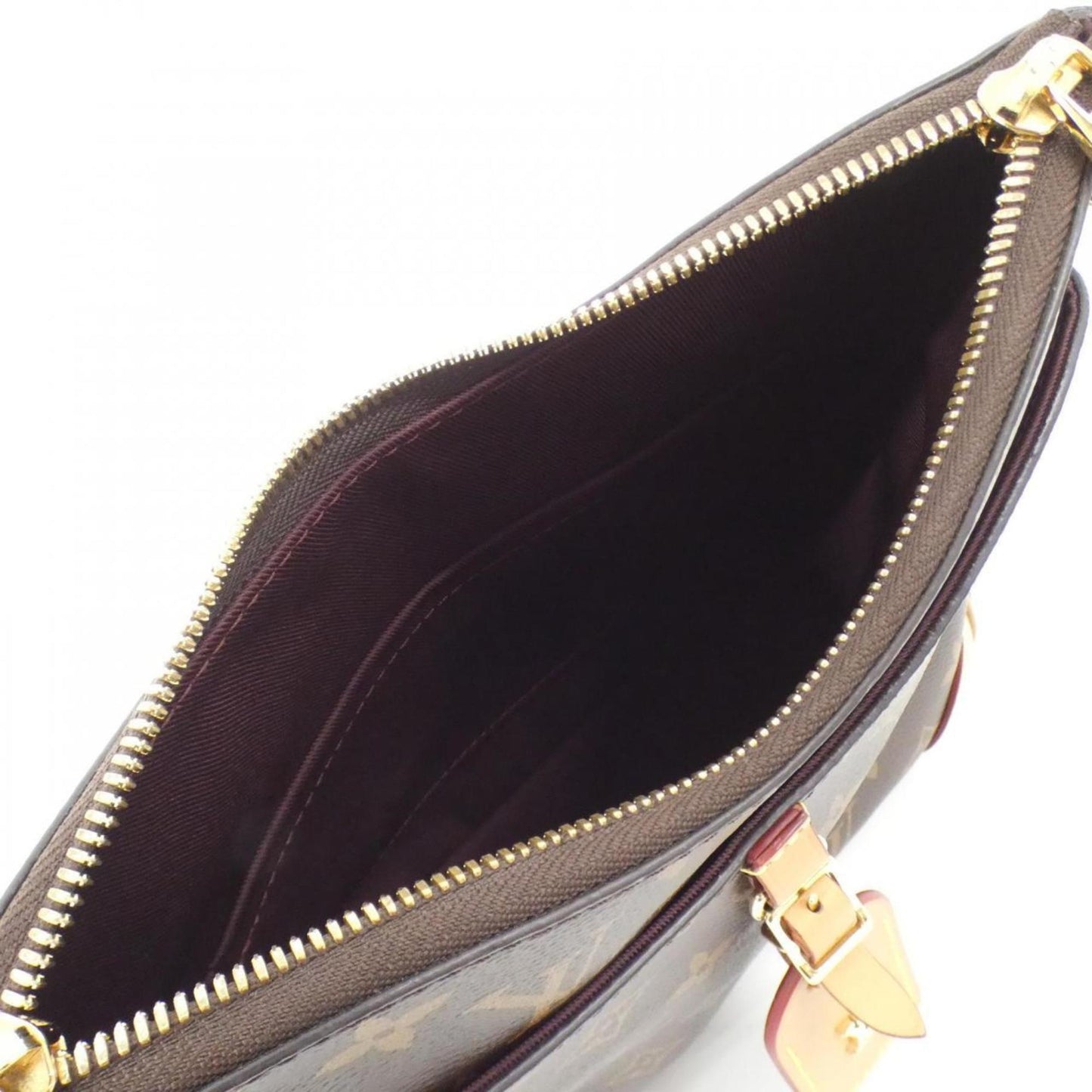 Louis Vuitton Coated Canvas Brown Shoulder Bags
