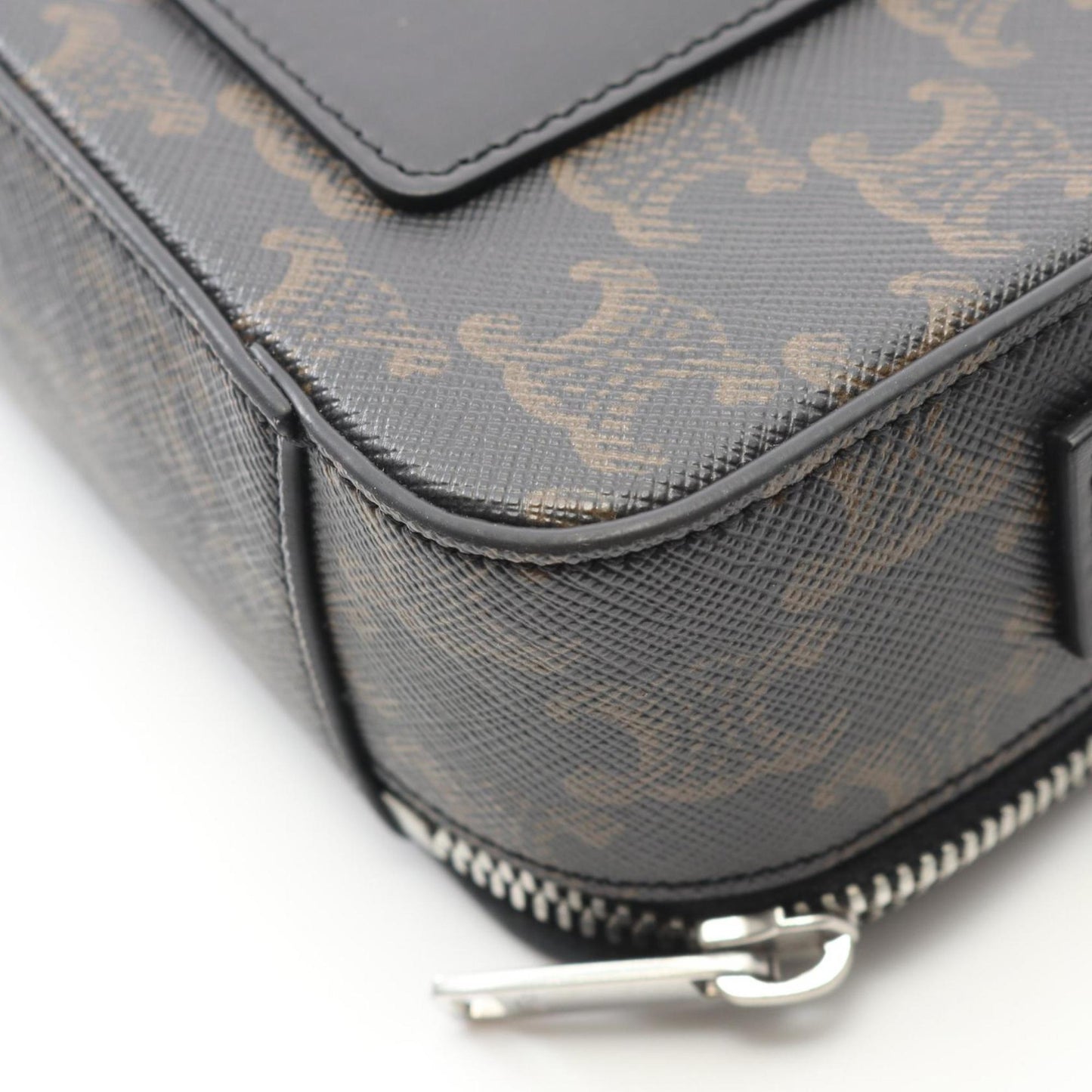 Celine Coated Canvas Black Shoulder Bags