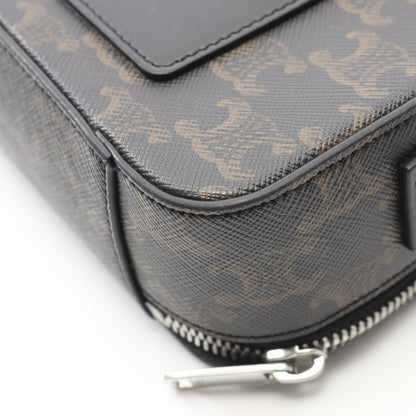 Celine Coated Canvas Black Shoulder Bags
