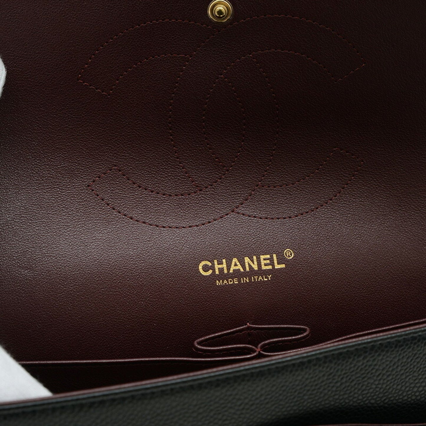 Chanel Calfskin Black Shoulder Bags