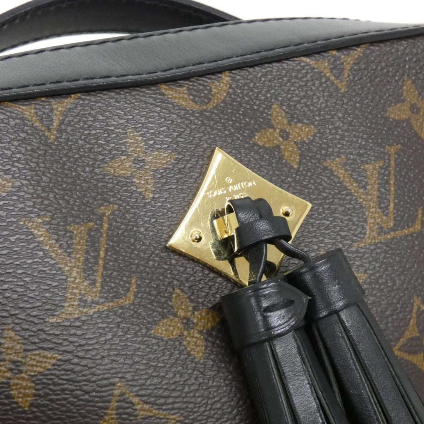 Louis Vuitton Coated Canvas Black Shoulder Bags