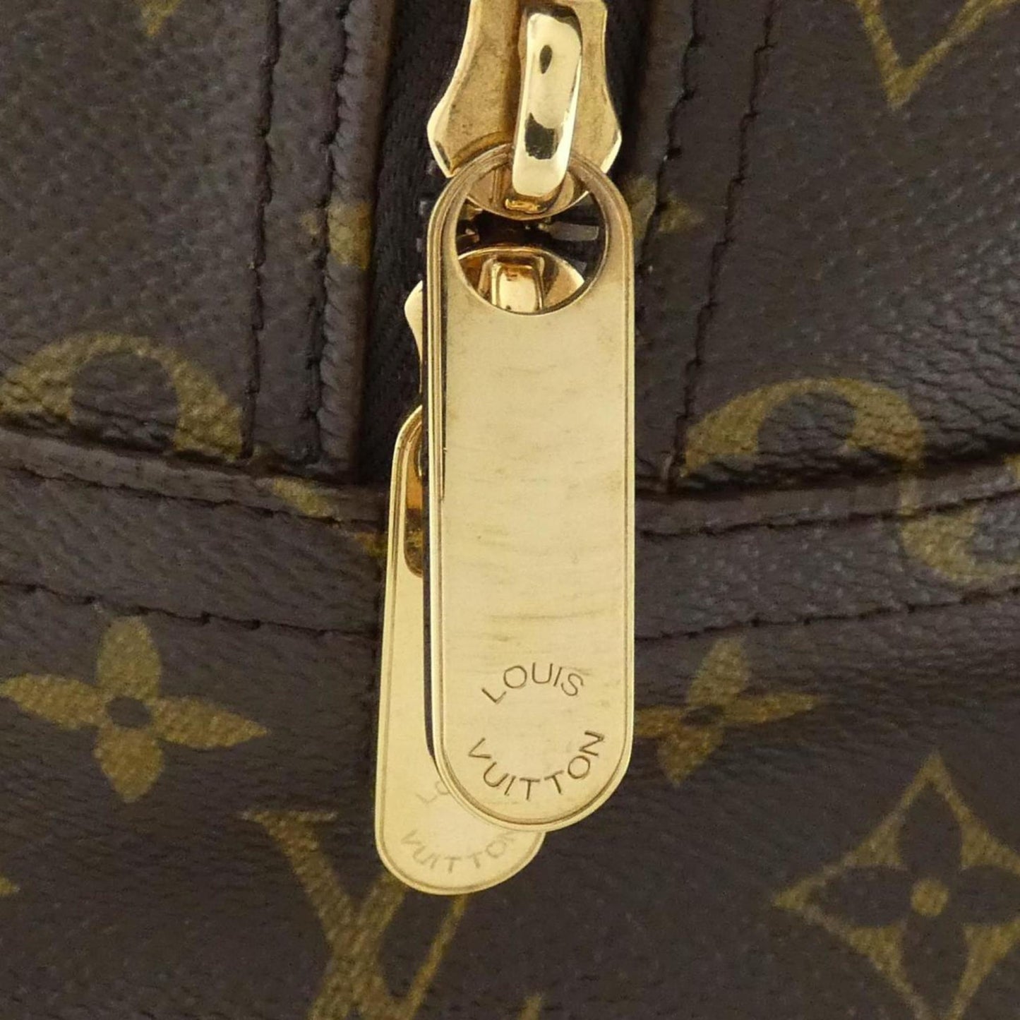 Louis Vuitton Coated Canvas Brown Handbags