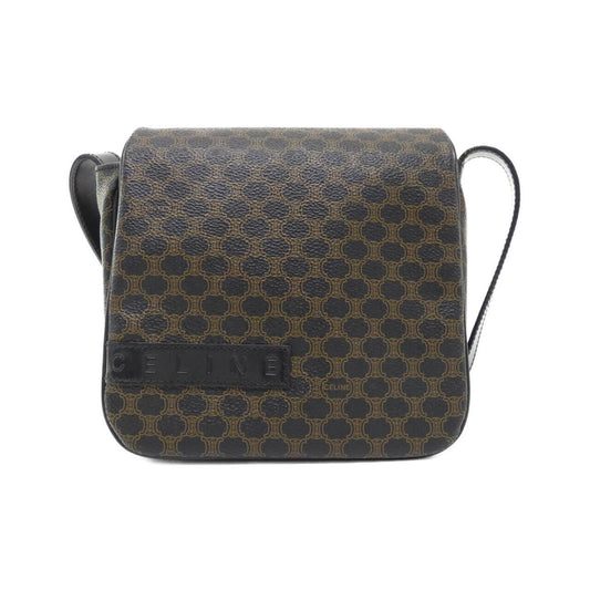 Celine Coated Canvas Black Shoulder Bags